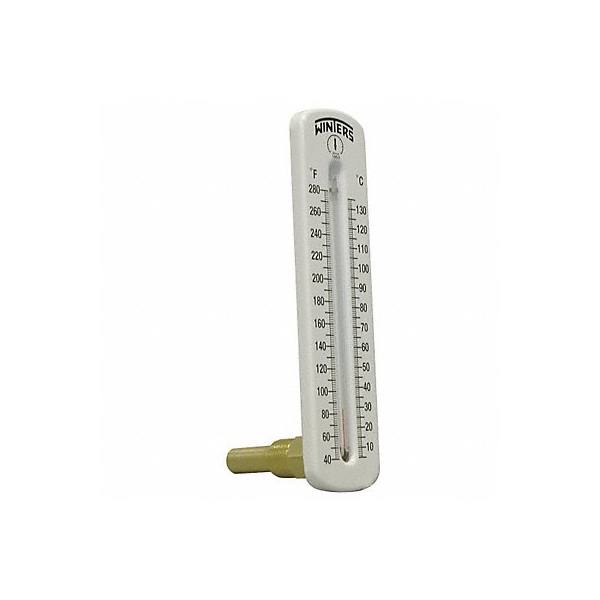 Thermometer Analog 40-280 degF 1/2in NPT