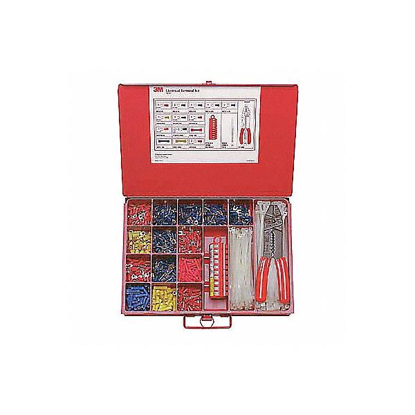 3M Wire Terminal Kit: Crimping Tool/Tape Dispenser, Crimp Termination, 660  Pieces