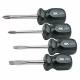Screwdriver Set Slotted/Phillips 4 Pc