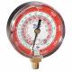 Gauge 3-1/8In Dia High Side Red 800 psi