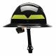 E3871 Fire Helmet Black Thermoplastic