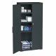 Storage Cabinet HDPE Black 66 In