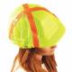 Hard Hat Cover Polyester Mesh Yellow