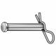 Clevis Pin W/Hairpin Std SS 0.375x2 In