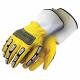 H7267 Leather Gloves Yellow XL PR