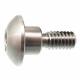Architectural Bolt SS Button 1/2x1In