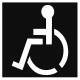 Handicap Symbol stencil