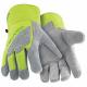 J6418 Leather Gloves Gray Hi-Vis 3XL PR