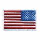 H5876 Embroidered Patch U.S. Flag White