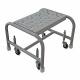 Mobile Step Stand Steel Serrated 16inW