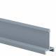 Divider Wall 4 In H Solid Gray 6ft. L