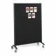 Divider Panel Dry-Erase/Fabric 72x36 In