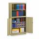D4884 Bookcase Storage Cabinet Sand