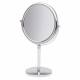 Pedestal Makeup Mirror 9 In. Chrome 5X