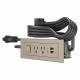 Power Unit Nickel 2 Outlet 2 USB 1 Swtch