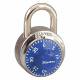 Combination Padlock 2 in Round Silver