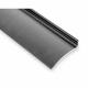 Drip Door Edge Clear Anodized 40 In.