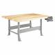 Work Station Gray/Maple 32-1/4 H
