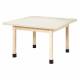 Table Maple/Almond Wood Frame 48 D