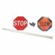 Sign Stop/Slow Plastic Pole 60