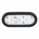 Back Up Lamp Oval Clear 6-3/8 L