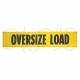 Wide Load Banner Yellow 7 ft H 18 W