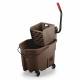 E4108 Mop Bucket and Wringer 8-3/4 gal. Brown