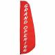 D4225 Grand Opening Feather Flag 2x8 Ft Nylon