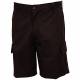 D6061 Men's Cargo Shorts 28 Black
