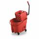 E4108 Mop Bucket and Wringer 8-3/4 gal. Red