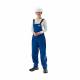 Breathable Blue Bibbed Poly Overall S