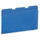D4606 File Folders Letter Blue PK100
