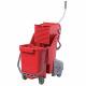 Mop Bucket and Wringer 8 gal. Red