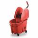 E4107 Mop Bucket and Wringer 8-3/4 gal. Red