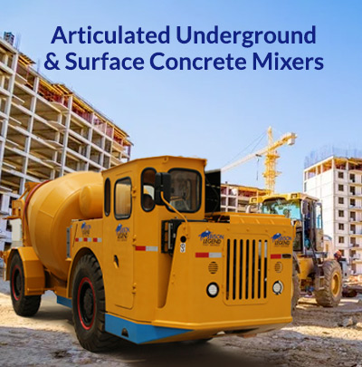 Shop Bison Legend underground and surface concrete mixers.
