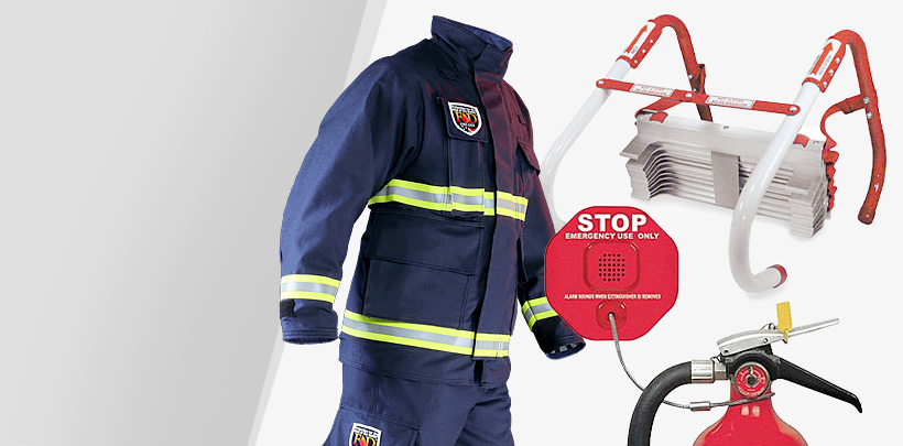 Shop industrial fire protection equipment, PPC, fire extinguishers